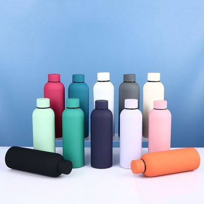 750 ml διπλό τοίχωμα μικρού στόματος ατσάλινο αθλητικό μπουκάλι νερού για ζεστό χωρίς BPA