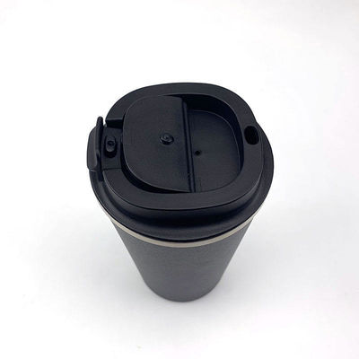 LID 12/17oz Διπλό τοίχωμα 18/8 Θερμός Καφέ Ατμόσφαιρα Απομονωμένο Ταξίδι Ατσάλινο Κούπα Καφέ