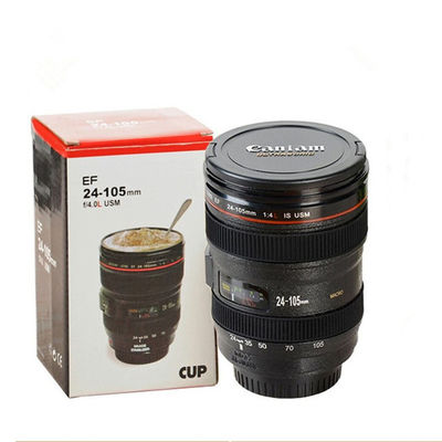Ταξιδιωτικοί φωτογράφοι Tumbler Camera Lens Καφέ Κούπα με μονωμένο σχεδιασμό και αναμειγνύοντας