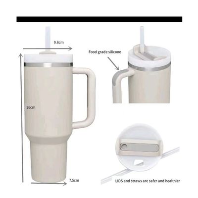 Προσαρμοσμένο λογότυπο 40 Oz Διπλό τοίχωμα ατσάλινο ταξιδιωτικό λαβή για εύκολο ταξίδι