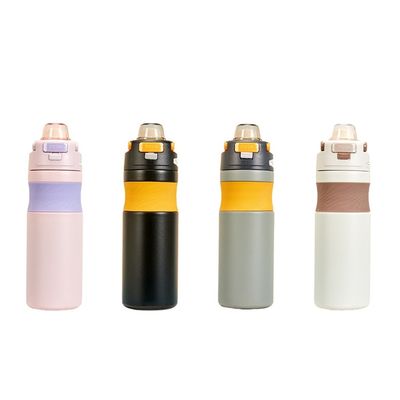 Όλες οι χρήσιμες ομάδες Όρθιο Κύπελλο 580ML Αθλητήριο Vakuum Απομονωμένα Θερμόζ με άχυρο