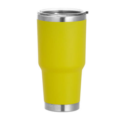 Διπλό τοίχωμα 900ml Κόκκινο Mug Travel Cooler Cups για μόνωση και προσαρμοσμένο σχεδιασμό