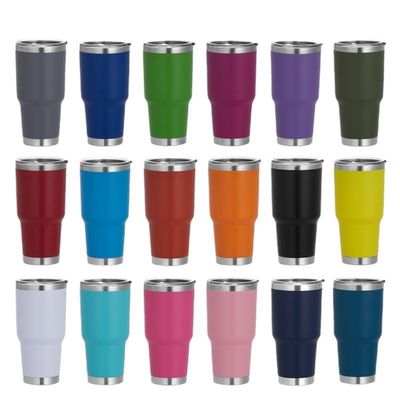 304 από ανοξείδωτο χάλυβα 30oz διπλό τείχος Tumbler Cup για μονωμένο ταξίδι μπουκάλι νερού