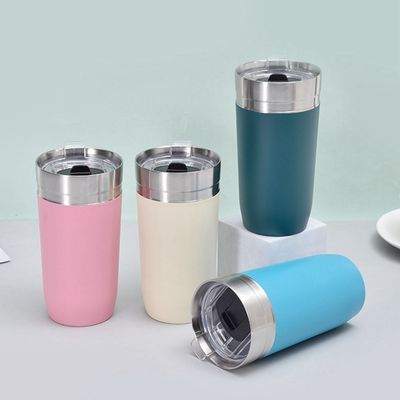 500 ml χωρητικότητα φορητό καφέ από ανοξείδωτο χάλυβα για εξατομικευμένο καφέ κατά την κίνηση