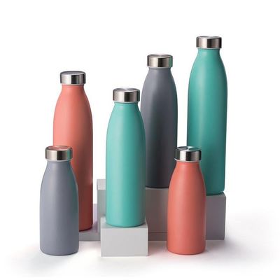 Διαφορετικά μοντέλα Προσαρμοσμένα Δύο 750 ml τοίχωμα από ανοξείδωτο χάλυβα Φλάσκα κενού Απομονωμένο Tumbler Μικρό στόμα μπουκάλι νερού γάλακτος