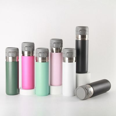 520ml Προσαρμοσμένο μπουκάλι νερού θερμό κρύο μονωμένο από ανοξείδωτο χάλυβα Κλασικό στυλ σχεδιασμού