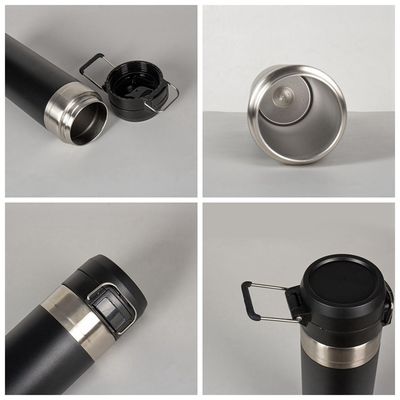 Προσαρμοσμένο λογότυπο 700ml Ατσάλινο Βακούμι Φλάσκα Διπλό Τείχος Θερμικό μπουκάλι για γυμναστήριο