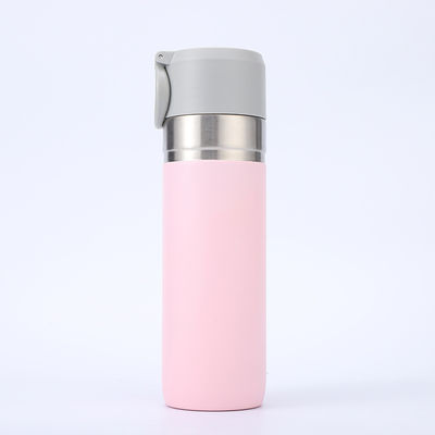 Προσαρμοσμένο λογότυπο 500 ml από ανοξείδωτο χάλυβα διπλό τοίχωμα υαλομόνωση μπουκάλι νερού για εξωτερικούς χώρους