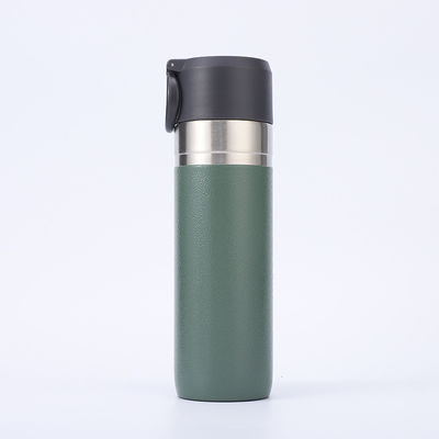 Προσαρμοσμένο λογότυπο 500 ml από ανοξείδωτο χάλυβα διπλό τοίχωμα υαλομόνωση μπουκάλι νερού για εξωτερικούς χώρους