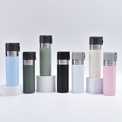 500 ml Μεταλλικό Σπορ μπουκάλι Στενό Κύπελλο Ατμομόνωτο Θερμό μπουκάλι με τσαγιέρα
