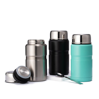750 ml Ατσάλινο κουτάλι κενού Απομονωμένο βάζο τροφίμων Ιδανικό για τη διατήρηση του φαγητού των παιδιών ζεστό