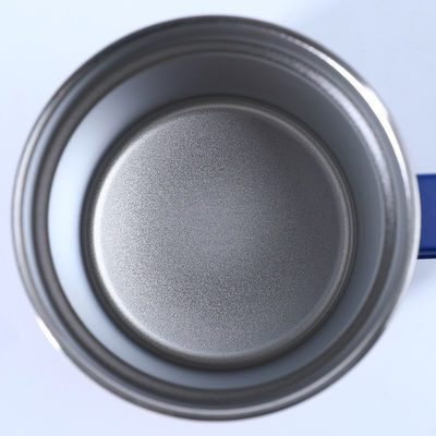 Σύγχρονη 16oz ευθεία ατσάλινο καφέ tumbler με φελλό κάτω και λαβή