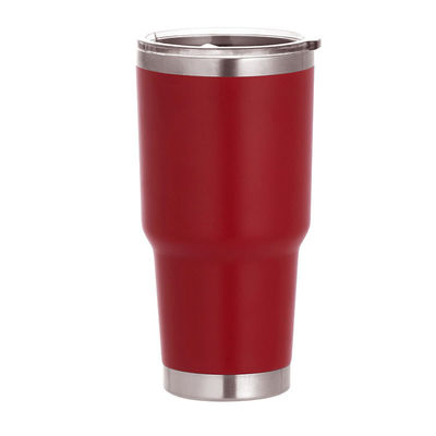30oz ατσάλινο ταξιδιωτικό καφέ με καλαμάκια και καπάκια