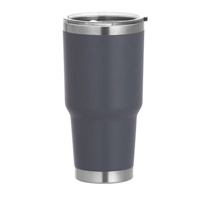 30oz ατσάλινο ταξιδιωτικό καφέ με καλαμάκια και καπάκια